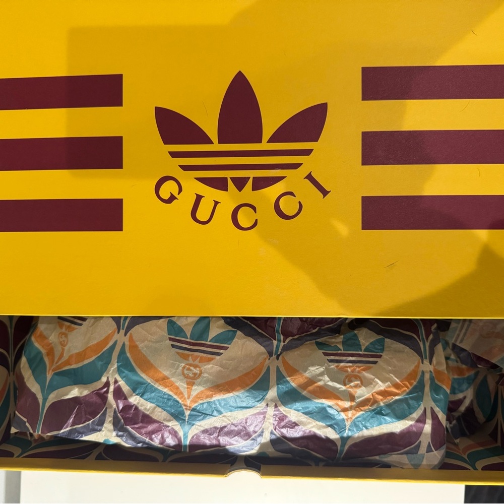Gucci x Adidas Green Terry Slide Sandals (EU 39 / Women’s US 9) - Picture 10 of 10
